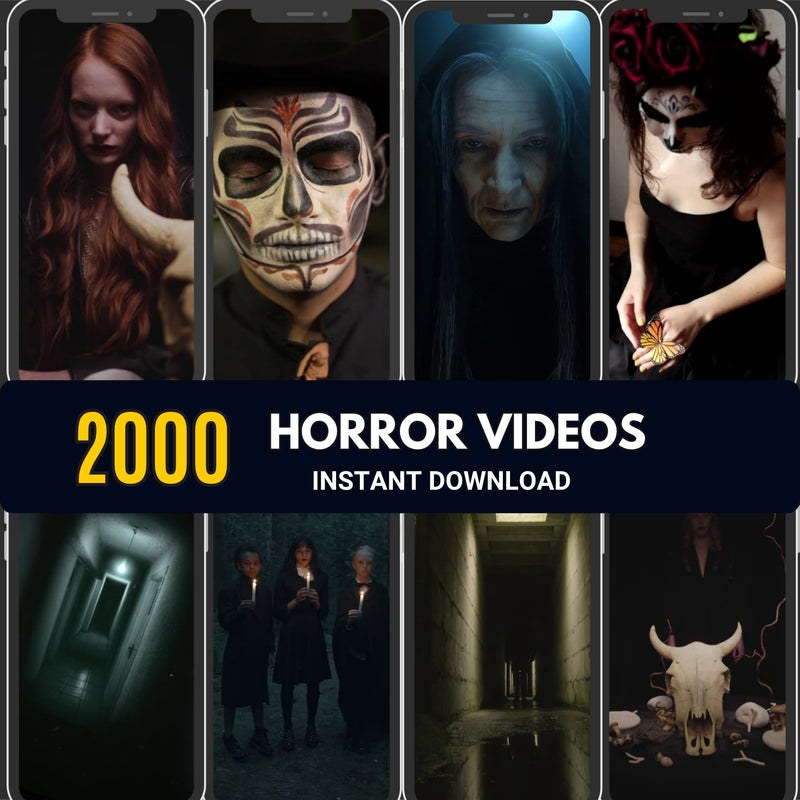 Horror Reels Bundle | 1000 Spooky HD & 4K Video Clips