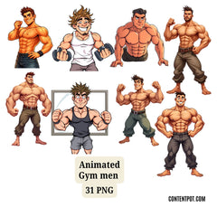 200+ Mens Gym & Fitness Designs Mega Bundle | Workout PNG SVG
