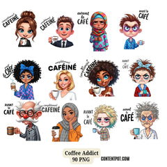 Coffee Mug Clipart Designs, Coffee Quotes PNG