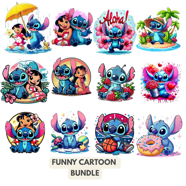 250+ Funny Cartoon Character PNG Bundle | Heroes, Villans & Princess Cartoon  Designs
