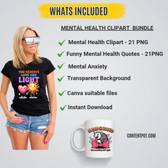 100 Mental Health Clipart Design Bundle