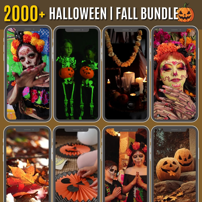 Halloween Video Bundle | 1000 Spooky HD & 4K Video Clips