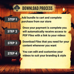 Halloween Video Bundle | 1000 Spooky HD & 4K Video Clips