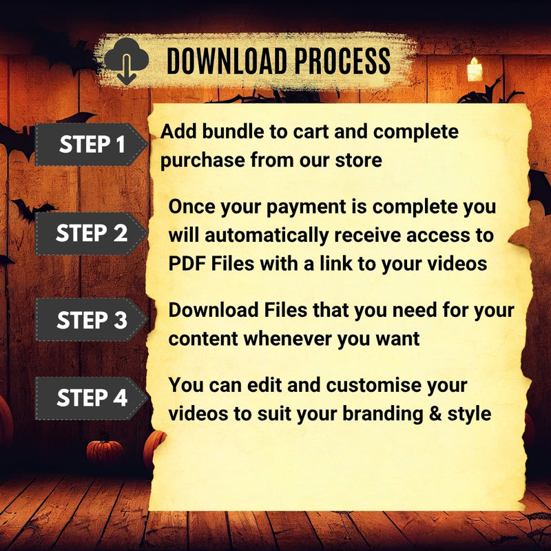 Halloween Video Bundle | 1000 Spooky HD & 4K Video Clips