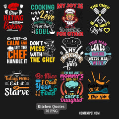 Food & Cooking Mug, T-shirt Design Bundle – 500 Chef, Kitchen, and Foodie Graphics for Print-on-Demand