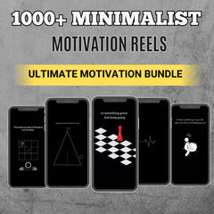 1000 MINIMALIST Motivational Videos for Content Creators | Business, Fitness & Mindset