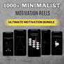 1000 MINIMALIST Motivational Videos for Content Creators | Business, Fitness & Mindset