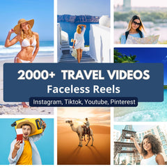 1000 Travel Video Clips Bundle | Royalty Free Beach, Cruise, Caravan Footage