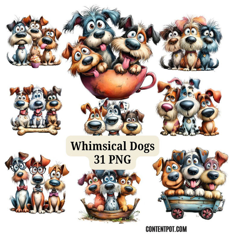 130+ Funny Whis dogs | 11oz & 15oz Sublimation PNG | Dog Lover Designs