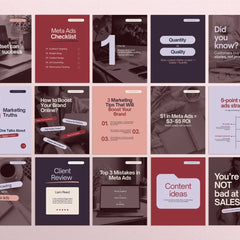 500 Business Instagram Post & Carousel Templates | Canva Social Media Pack