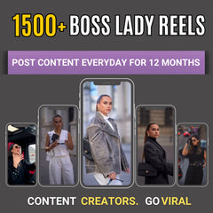 1500 Boss Lady Reels – Viral Video Bundle for Entrepreneurs, Influencers & Content Creators