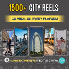 1000+ City Aesthetics Faceless Video Bundle – 4K Urban Clips