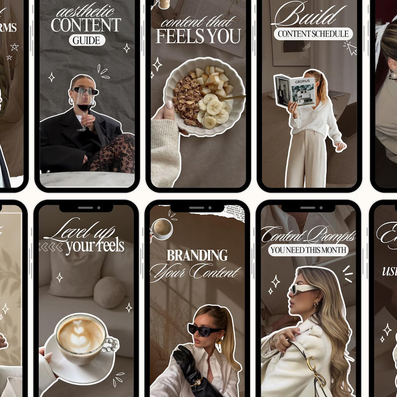 500 Content Creator Instagram Post Templates | Canva Pack
