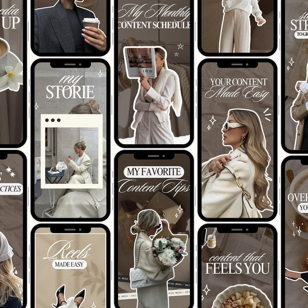 500 Content Creator Instagram Post Templates | Canva Pack
