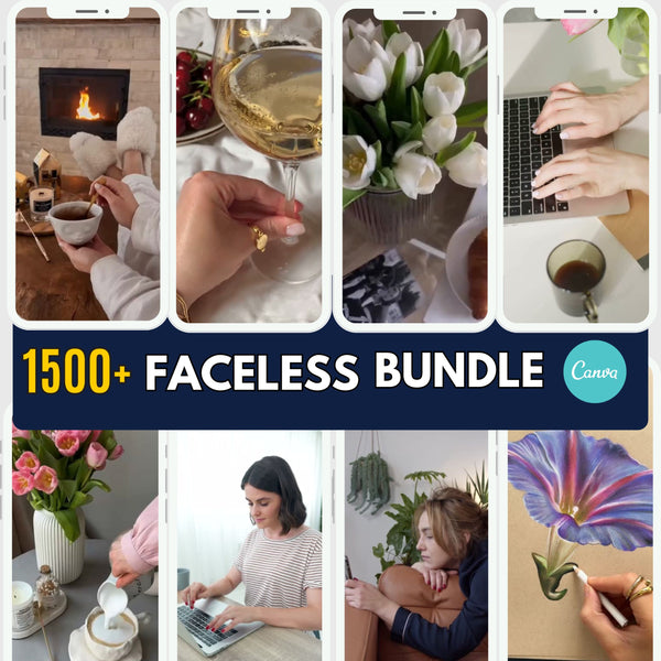 7000+ Aesthetics Faceless Reels for Content Creators