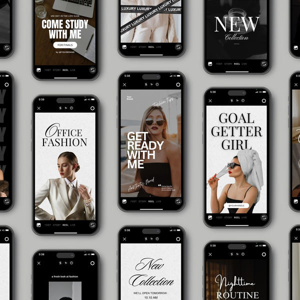 1000 Fashion Instagram Post & Carousel Templates | Canva Social Media Pack