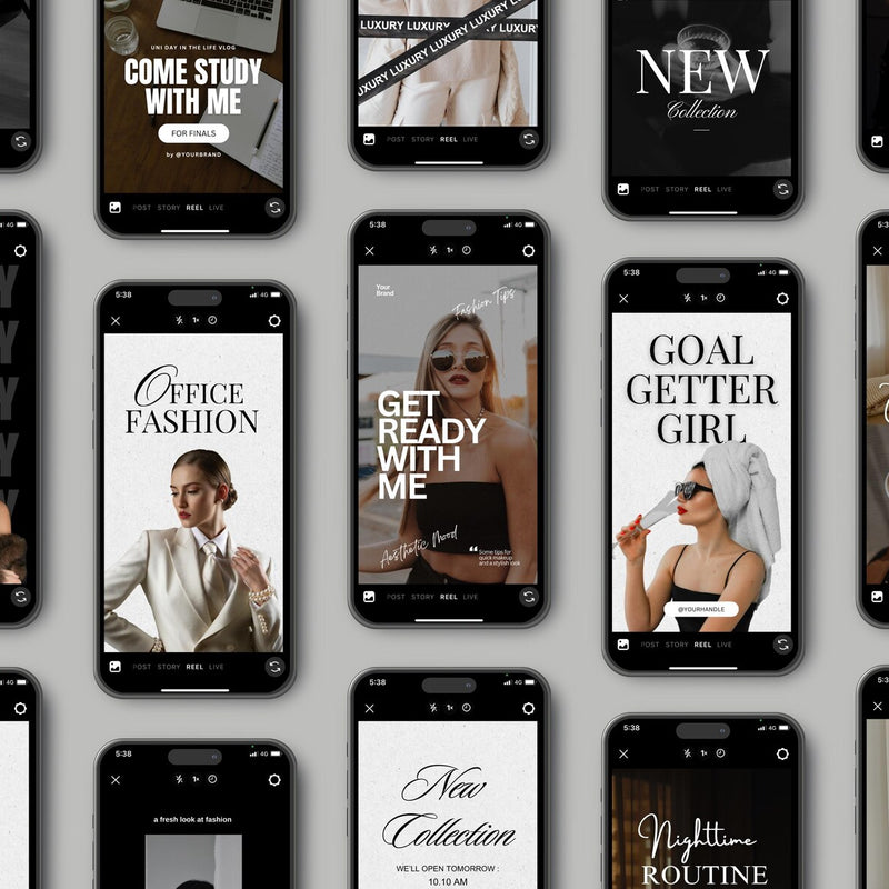 1000 Fashion Instagram Post & Carousel Templates | Canva Social Media Pack