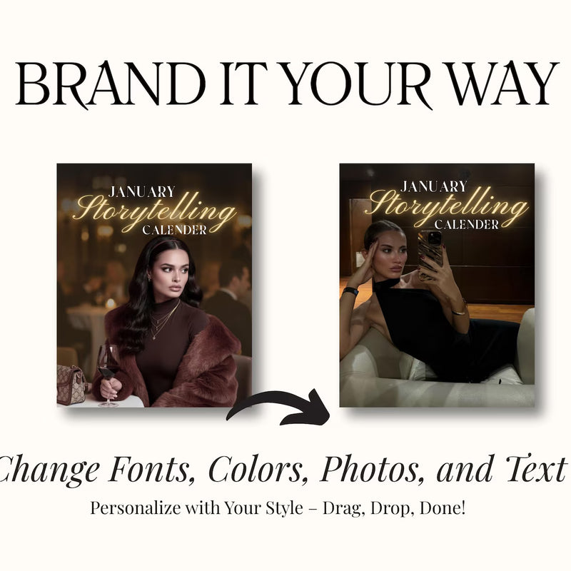 500 Luxury Instagram Post & Carousel Templates | Canva Social Media Pack