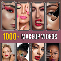 Makeup video Clips Bundle |1000 HD & 4K Makeup & Skincare | Content Creators