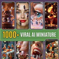 Viral AI Miniatures & Nano Content – 1,000 HD Clips